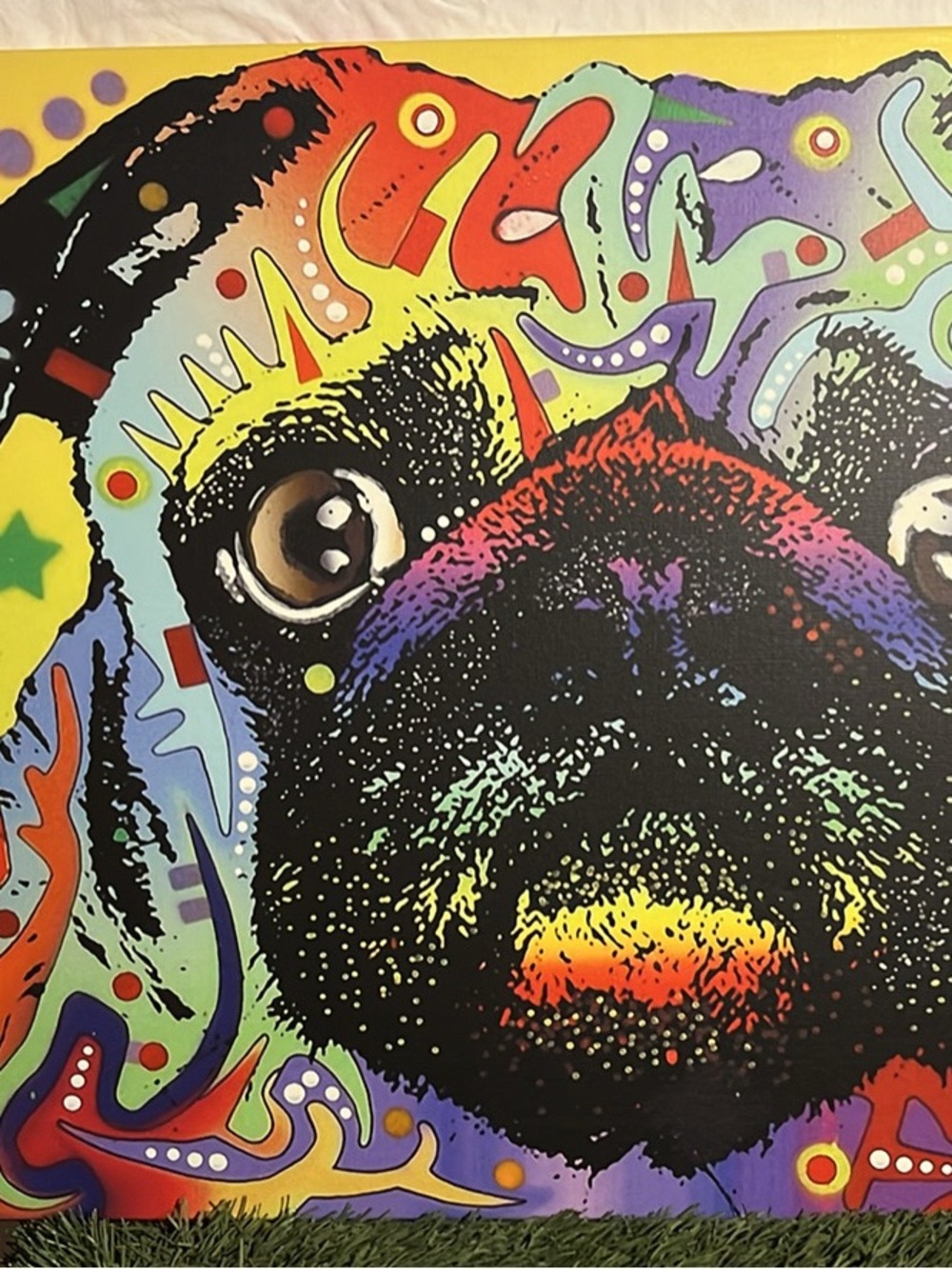 Colorful Pop Art Pug Print - Vibrant Multicolor